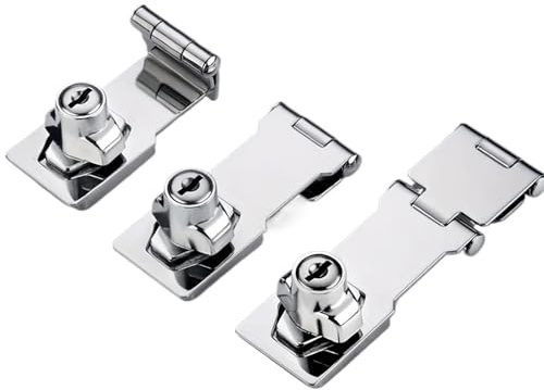 3incn Punch-Free with Lock Drawer Locks Letter Box Locker Double Door Cabinet Lock Office Cabinet Security Combination Lock(A 2PCS)