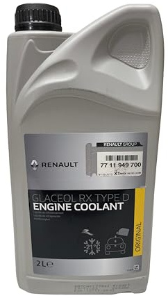 Renault 2,0 liter Glaceol RX typ D grön kylvätska frostskyddsmedel