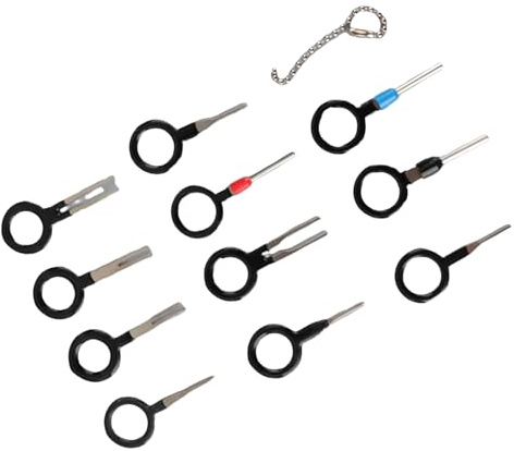 Auto Kabelbaum Stecker Entferner, 11 Stück/Set 0.8mm-6mm Kabelklemme Entfernungswerkzeuge Auto Steckverbinder Ausbauwerkzeug für Auto Reparatur, DIY Autoausbau, Fahrzeugpflege | Kabelklemme Entfernungswerkzeuge Auto Steckverbinder Ausbauwerkzeug