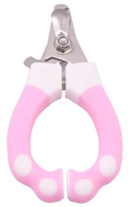 YITON Pet Nail Clipper S Size Pet Cat Dog Nail Clipper Cutter Stainless Steel Grooming Scissors Clippers Claw Nail Scissors With Lock 1Set Pink
