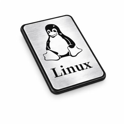 Linux Sticker Case Badge - 35 mm x 25 mm
