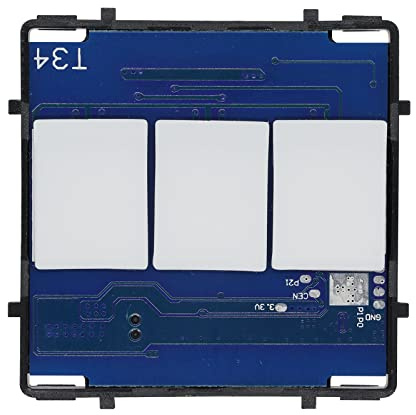 BSEED Smart Lichtschalter EU Standard 3 Fach 1 Weg Touch Unterputz Lichtschalter mit LED-Anzeige für DIY-Produkt