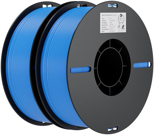 Creality Ender PLA Filament 1,75mm 2 Packs für 3D-Drucker, 2 x 1kg Spule 3D Druck Filament, Maßgenauigkeit +/- 0,02mm, passend für die meisten FDM 3D Drucker, Blau & Blau