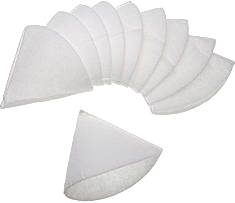 vhbw 10 x koniska filter kompatibelt med Tio STB 125 ventilationssystem – frånluftsfilter G4, DN 125 vit