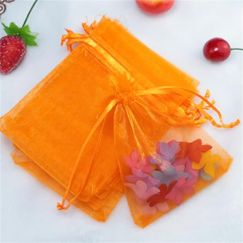 20 Stück 20 x 30 cm Organzabeutel Transparent mit Kordelzug (08_)