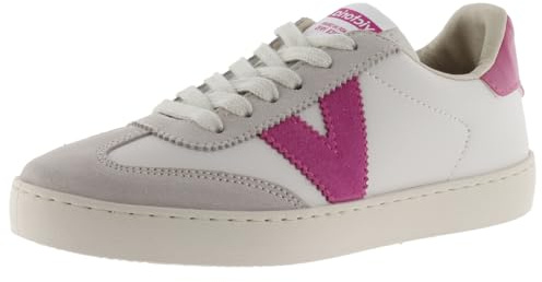 victoria Zapatillas Unisex Berlín Ciclista Efecto Piel & Piezas Color & Serraje 1126184 para Adulto Fucsia 36