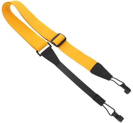 ifundom Lightweight Fabric Ukulele Strap with Comfortable Edges, No Drill Installation, Acoustic Neck Strap for Easy Carrying and Support