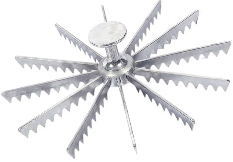Practical Cutting Pizza Tool Aluminum Alloy Texture Pizza Cutter Dough Divider for Baking People and Cooking Person