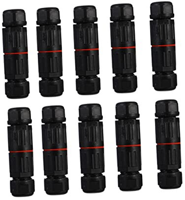 SEWOART Waterproof Electrical Cable Joiner Set 10pcs for Outdoor Lighting Fixtures