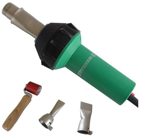 Hookurity Pistola de Soldadura por Aire Caliente Antorcha de Soldadura Manual de plástico de 1600 W, soldadora de Aire Caliente for reparación de Suelos de Vinilo de PVC, PP y plástico PE(110V)