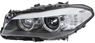 WTXXGQ Blocchi Fari Anteriori Auto per BMW Serie 5 F10 520 525 530 2011 2012 2013 Fari Anteriori allo Xeno HID Gruppo Ottico Anteriore con AFS Fanale Proiettore(with Module LH)