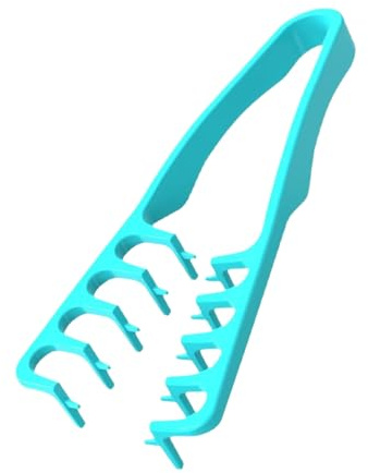 Pettine Per Texture, 8.86x4.13 Pollici, Pettine Per Capelli Ricci, Hairdressing Comb, Strumento Per Lo Styling A Denti Larghi, Accessorio Da Salone Per La, Wide Tooth Bangs Styling Comb