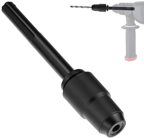 QWORK® Adaptateur de mandrin pour perceuses à percussion, compatible avec SDS-Max vers PLUS