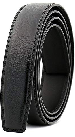 Rojeam Leder Ersatzgürtel für Automatikschnalle Gürtel ohne Schnalle zum Wechseln 3.5cm Breite