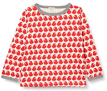 Shirt Langarm mit Vogel Print, GOTS Zertifiziert