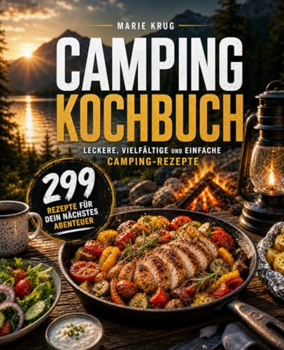 Camping Kochbuch: 299 leckere, vielfältige und einfache Camping-Rezepte.