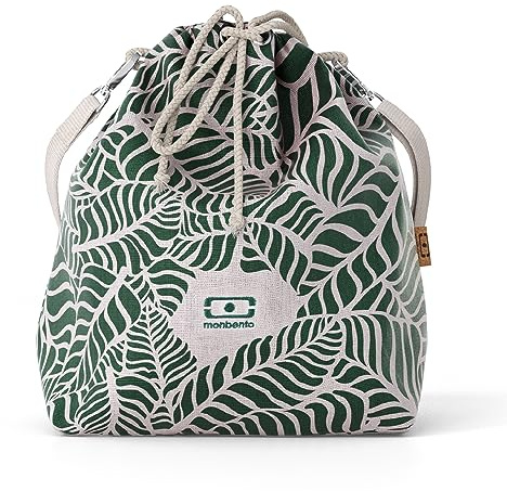 monbento - MB Fresh Jungle - Bolsa Termica Porta Almuerzo con Asa - Borsa Isotermica para FIambrera - Verde
