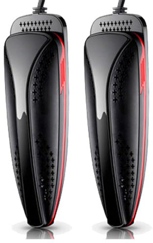 GeRRiT Sèche-Chaussures Électrique Désodorisant À L'ozone Sèche-Chaussures for Ski, Snowboard, Triathlon, Cyclisme, Golf Et Moto Chaussures Sèche-Chaussures Réglables (Color : Black)