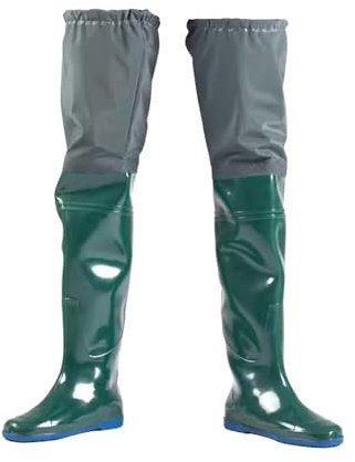 Watstiefel wasserdichte PVC-Wathose Für Den Außenbereich Für Männer Und Frauen, Leichte Watstiefel Für Die Fischerei Auf Ackerland Und Aquakultur(41 EU)