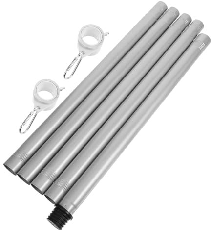 KITANDOVE 1satz Flaggenmast Mit Rotierender Halterung Abnehmbar Für Garten Wand Dach Für Outdoor-Events Wetterfest Und Rostfrei