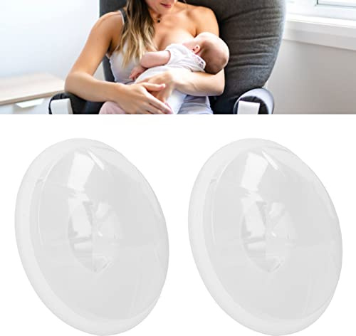 Milchsammler Zum Stillen, 2 Stück, Silikon-Kolostrumsammler, Muttermilchsammler, Wiederverwendbare Stilleinlage für Stillende Mütter