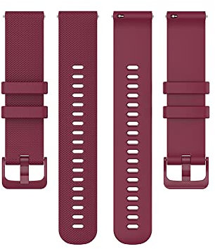 BRART Armband Zubehör Forerunner 255 S 955 255 245 745 Vivoactive 4S 3S Silikon-Smartwatch-Armband für Garmin Venu 2 Plus SQ, For Vivoactive 4S 3S, Achat
