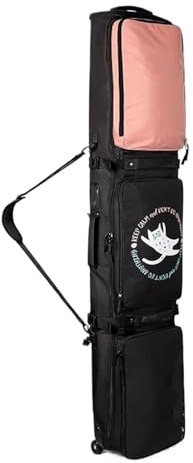 HBALDTEDC Skitasche, Skitaschen for Erwachsene, 158 cm, 168 cm, große Roller-Snowboard-Tasche mit Rucksack, einzelne Umhängetasche, Snowboard-Abdeckung, Ski-Set-Tasche