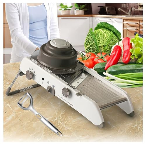 Trancheuse 24 en 1 for cuisine PL8 de Progressive Râpe à aliments en acier inoxydable for cuisine Coupe-légumes manuel Hachoir à aliments Pro Accessoires for outils alimentaires