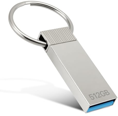 USB Stick 512GB, HUTRADE Speicherstick 3.0 USB Hohe Kapazität USB-Flash-Laufwer Wasserdicht USB Stick Metall Flash Drive Compatible for Laptops/Desktops/PC