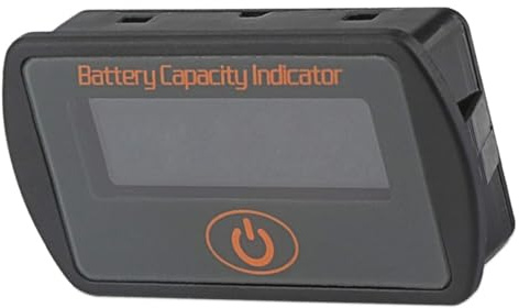 SHINEOFI Probador de Batería Digital Lcd para Coches y Vehículos Eléctricos, Indicador de Capacidad y Voltaje 6v-63v, Compatible Baterías de Plomo y Litio de 2 a 16 Celdas, Monitor