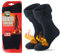 JARSEEN Warme Winter Thermosocken mit Vollplüsch und Wolle Dicke Weiche Stiefel Socken Damen Herren (36-42, Neu Schwarz)