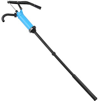 Wakects Umfüllpumpe für Flüssigkeiten, Fassöl, Handpumpe, Öl-Fasspumpe, Ölpumpe, Schaftpumpe für Flüssigkeiten, 40-60 L/min