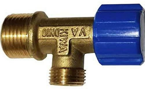 Rubinetto d'arresto per cassette incasso 1/2 + 3/8