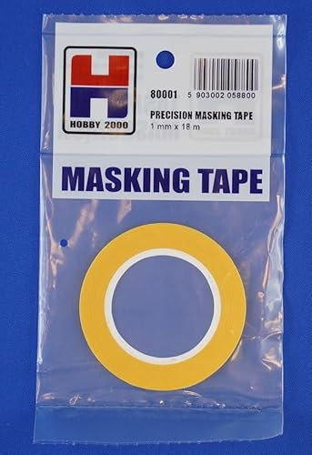 HOBBY 2000 Precision Masking Tape - 1mm x 18m - 1 Pack