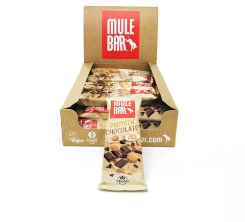 Mulebar Boite de 15 barres protéinées vegan Chocolat 40g