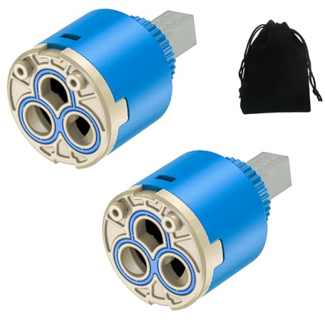 2er Set Hahneinlagen Patrone 35 mm Ersatz Einhebelmischer Bad- oder Küchenarmaturen