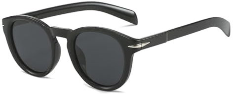 Belachick Sonnenbrille Herren Damen Unisex Runde Polarisierte Männer Sonnenbrille Vintage Shades Frauen Nieten Sonnenbrille Asthepicture