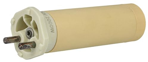 vhbw Elemento calefactor compatible con Leister DIODE S pistola de soldadura de aire caliente - 2000 W, Cerámica, 2,6 x 9,15 cm