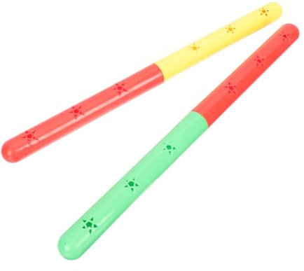 KOMBIUDA 2er Satz Zweifarbige Staffelstäbe Wettkampf-staffelstäbe Kinder-rennstäbe Abs-stäbe Rennwerkzeug