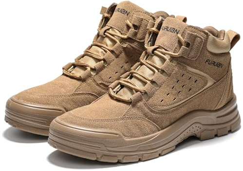 Furuian Sicherheitsschuhe Herren Damen Arbeitsstefel Herren Leicht Arbeitsschuhe mit Stahlkappe Sportlich Sicherheitsstiefel