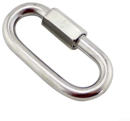 Connecteur de chaîne Quick Link pour équipement de camping et d'extérieur en acier inoxydable 316 (9 mm)