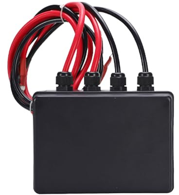 Fafeicy Kit di Controllo Telecomando alla Verricello, Scatola di Controllo del Verricello Elettrico Impermeabile ABS, 12000LB 500A per Veicoli ATV