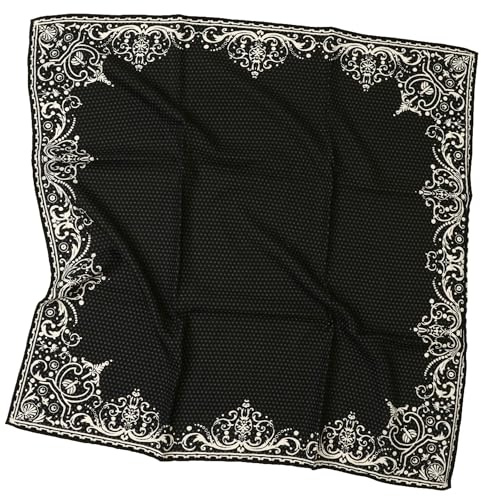 Prettystern dubbelsidig ull- och sidenhalsduk, 65 x 65 cm - dubbelsidig tryckt sidenduk, unisex halsduk för kvinnor och män, idealisk för vår och höst, Sw21, 65 cm X 65 cm