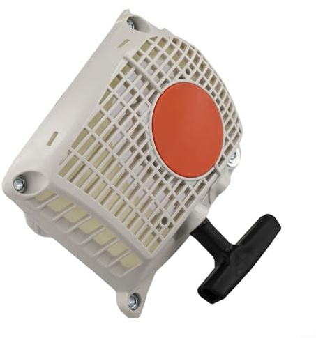 Conjunto de arranque de tracción compatible con sierras de cadena MS261 MS271 MS291, sustituye a 1141 080 2100 1141 080 2104, mango de arranque de retroceso de plástico para equipos eléctricos al aire
