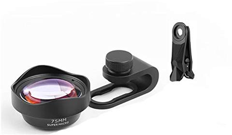 YFJLOVE YUFENGJIAO Professional Phone Camera Lens 75mm Macro Lens HD DSLR Effect Clip-on Fit For IPhone 12 11 Pro Max Samsung S20 Plus Huawei Xiaomi (Color : 17mm interface)