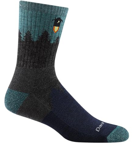 Darn Tough Vermont Men's Number 2 Micro Crew Cushion Hike Socks (1974)