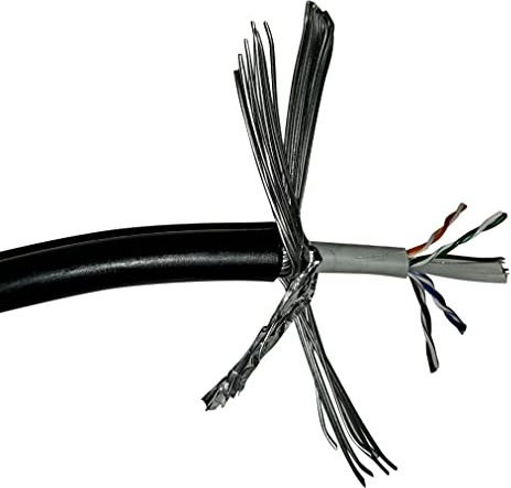 100m Reel SWA CAT6 4 Pair UTP Cable - Steel Wire Armoured DIRECT BURIAL