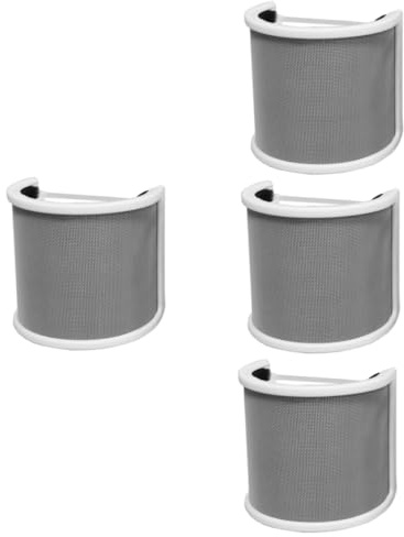 Angoily 4stücke U-förmiger Mikrofon-windscreen Mit Effektiver Popschutz Und Geräuschunterdrückung Für Aufnahmen Und Bühnenperformances