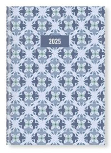 Letts of London Marokko Terminplaner 2025, A6, Wochenansicht, Blau