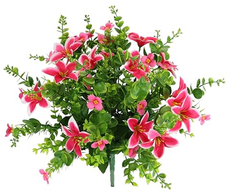 Stil blomma konstgjord bukett blommor eukalyptus buketter silkesblommor konstgjorda blommor dekorativa blommor bukett bukett bukett bröllop hus bordsdekoration, clematis
